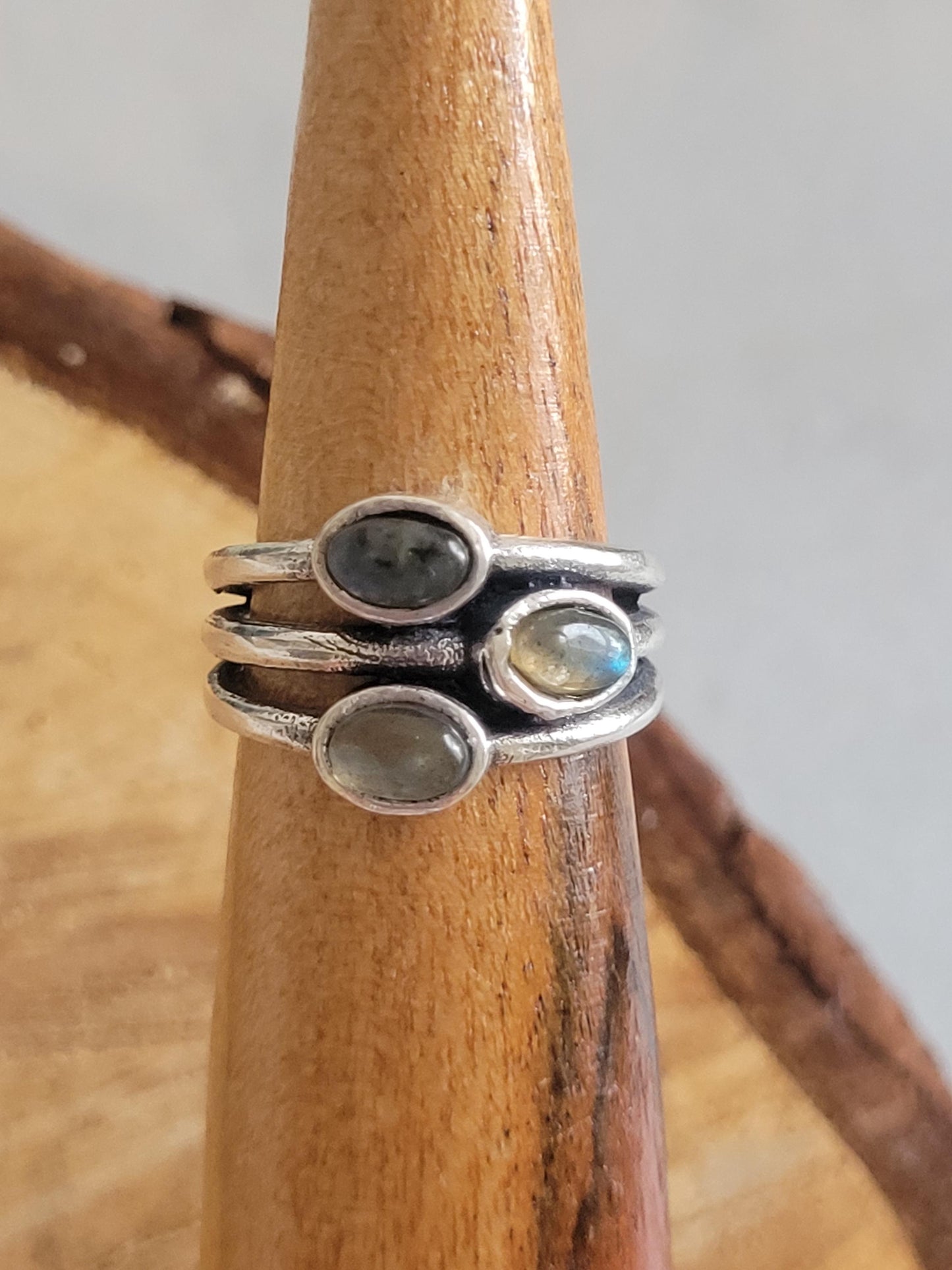 Silver multi stone ring / Statement / Gift / Ethnic / Silver jewellery / Elegant/ Pretty