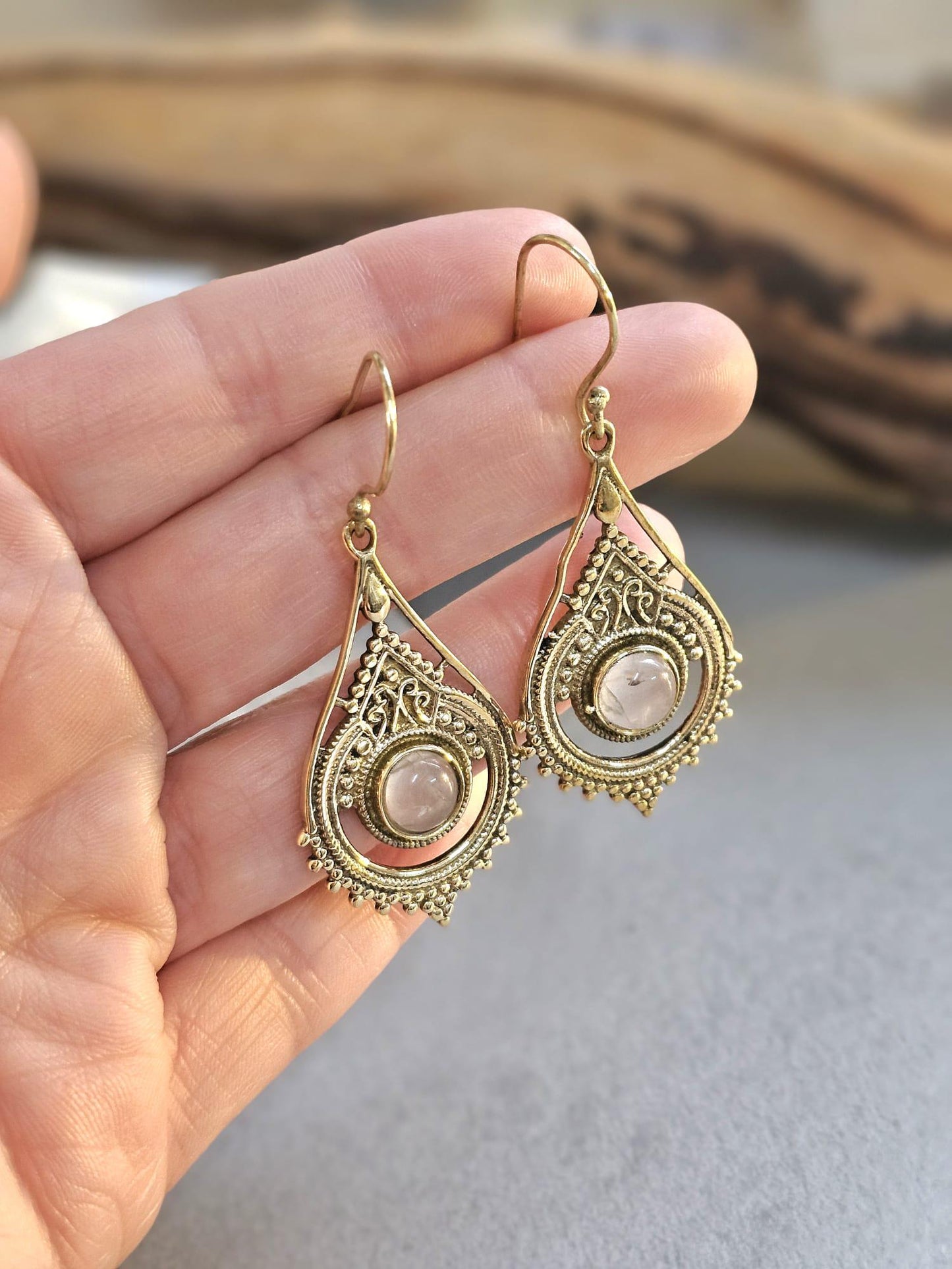 Boho earrings / Gift for her / Hypoallergenic jewelry
