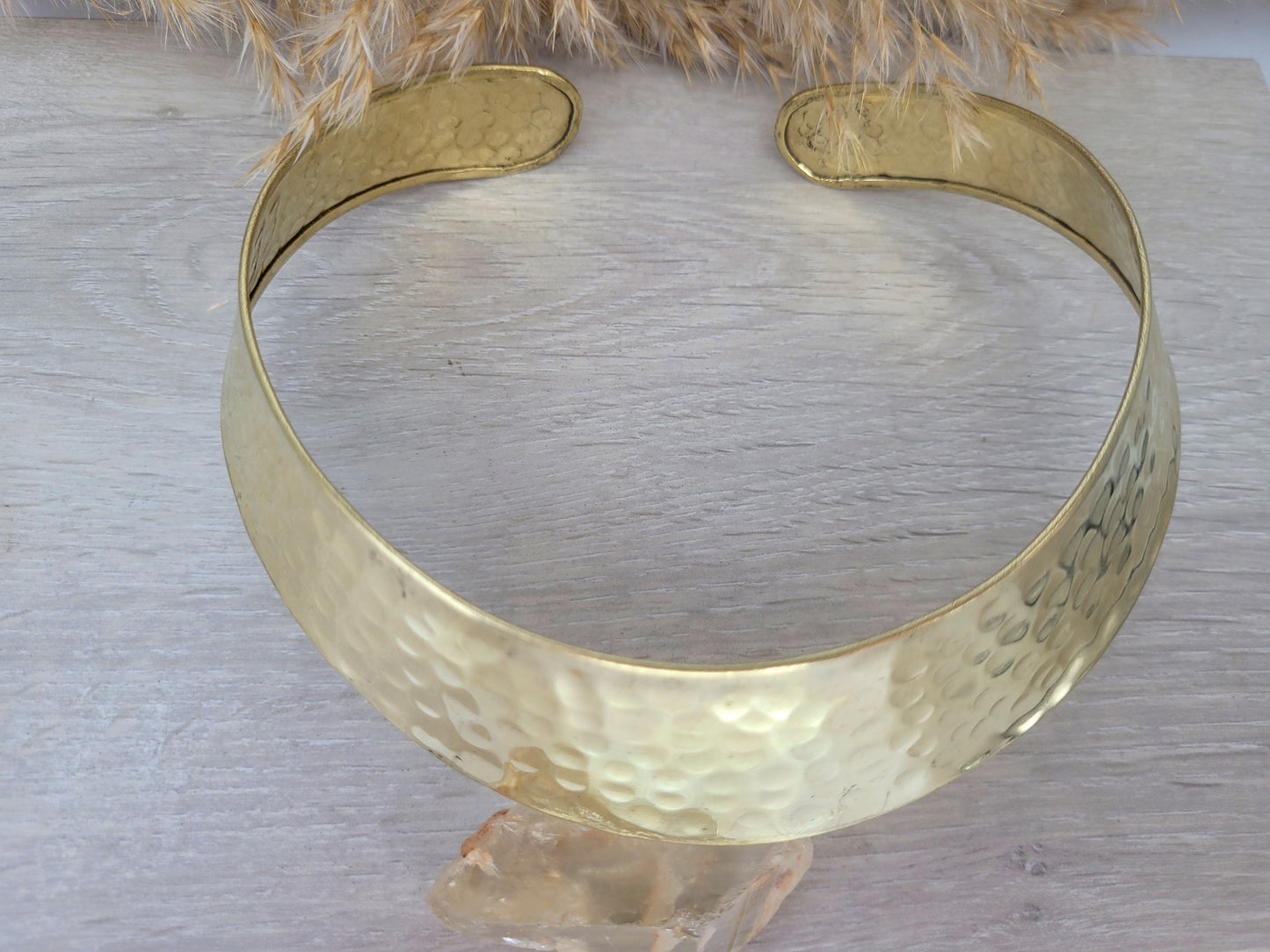 Ethinic choker / Gold necklace / chokers / Rustic / Lightweight / Brass jewellery/ Tribal / Gypsy