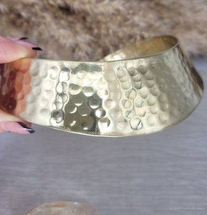 Ethinic choker / Gold necklace / chokers / Rustic / Lightweight / Brass jewellery/ Tribal / Gypsy