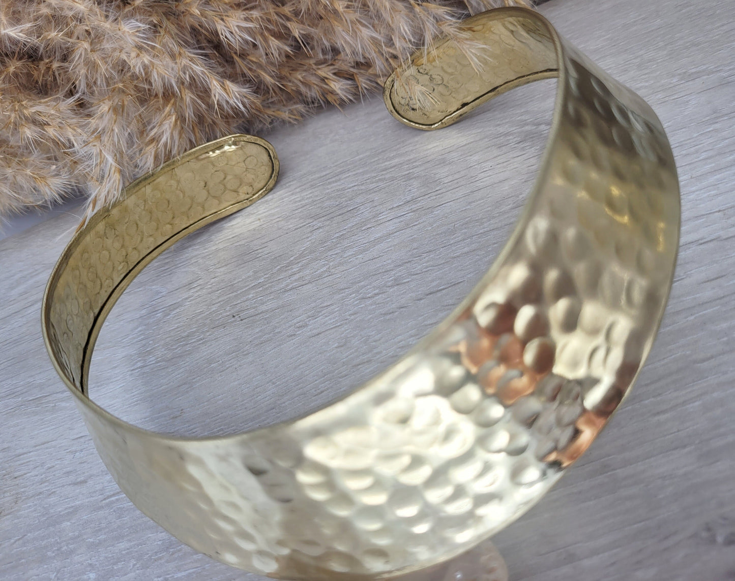 Ethinic choker / Gold necklace / chokers / Rustic / Lightweight / Brass jewellery/ Tribal / Gypsy