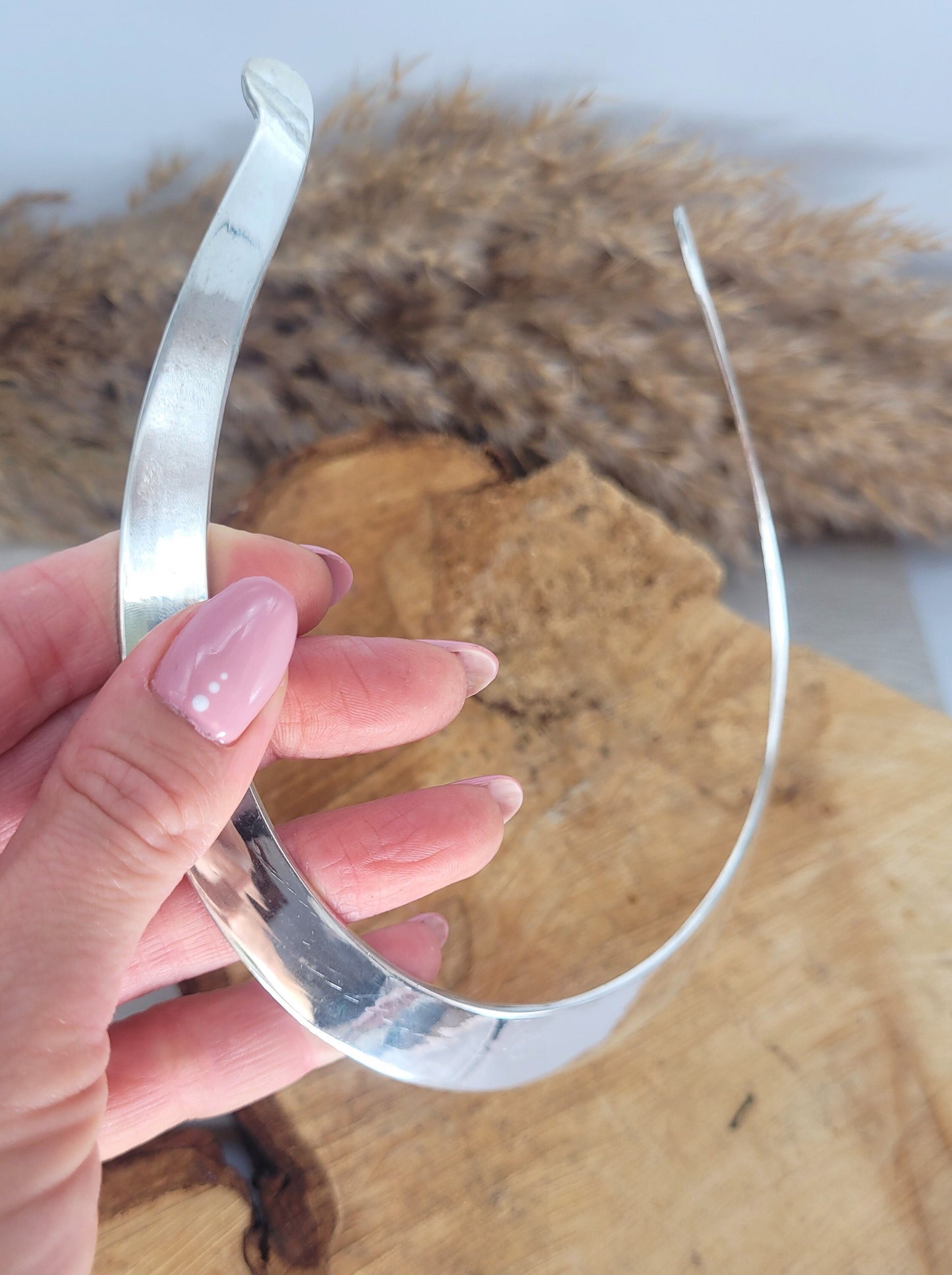 Ethinic choker / Silver necklace / chokers / Rustic / Lightweight / Silver jewellery/ Tribal / Gypsy / Statement
