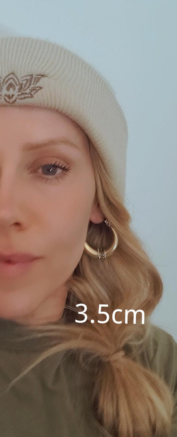 Golden hoops / Large hoops / Small hoops / Gypsy / Boho / Tribal / Ethnic / Golden jewellery / Bohemian