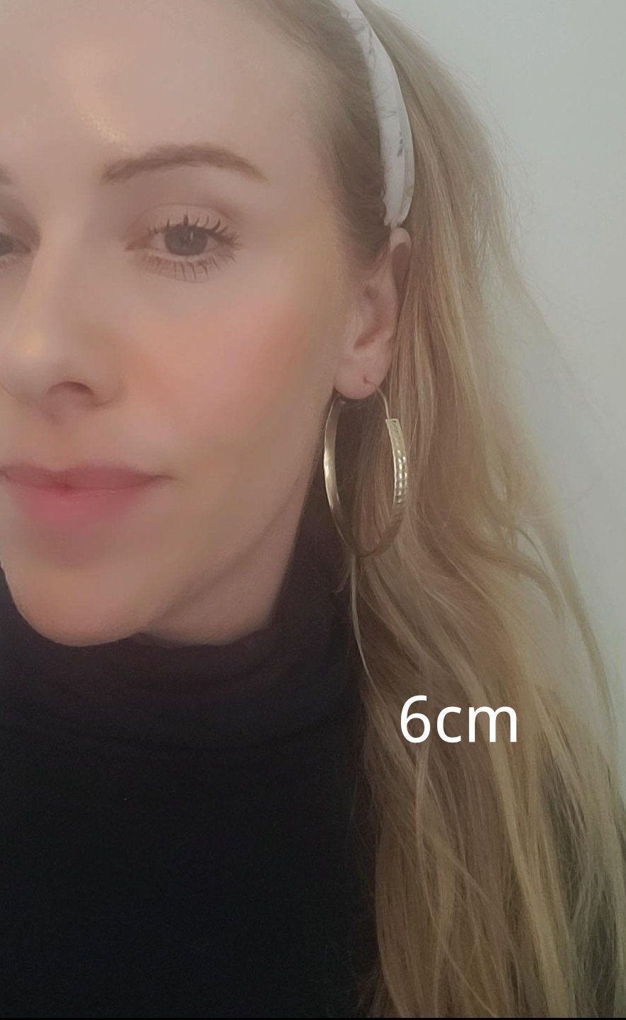 Brass hammered hoops / Hoop earrings / Small hoops / Large hoops / Hippie / Unique / Hoops / Gold / Golden jewellery / Boho