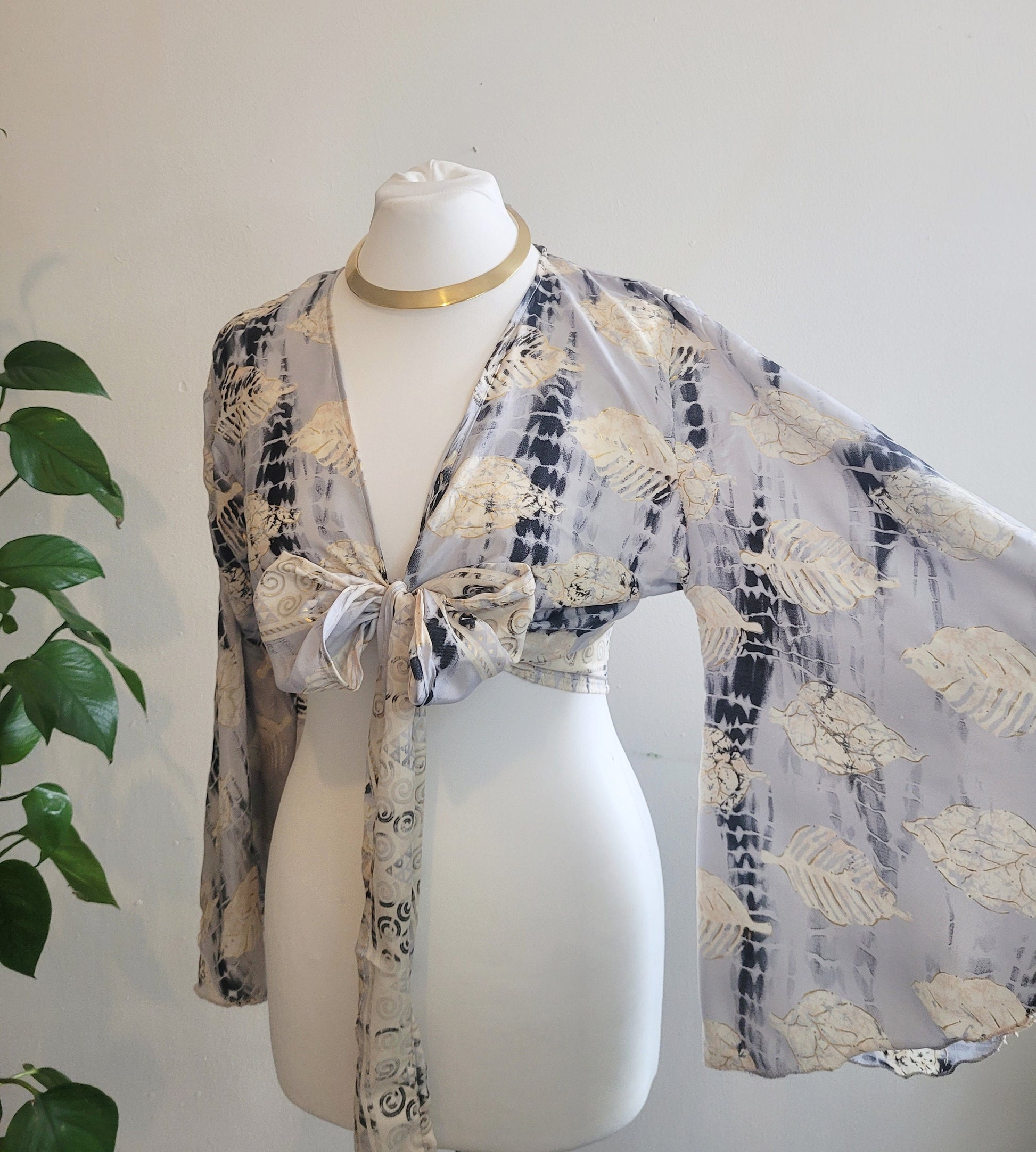 Top and trouser set / Co-ord set / Bohemian clothing / Bamboo silk / Cute set / Hippie / Wrap top / Hippie trousers / Wrap over