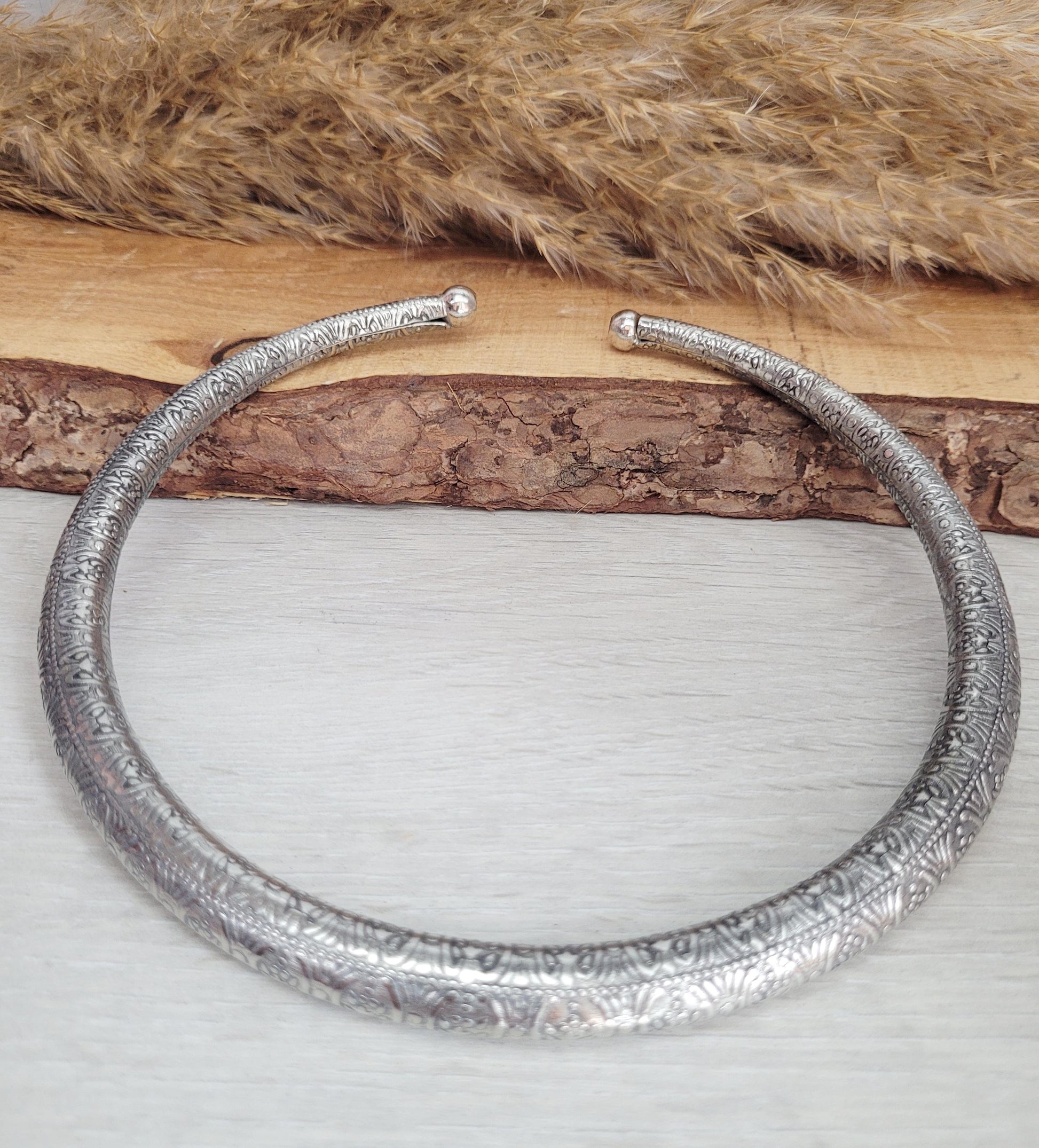Silver choker / Silver jewellery / Tribal / Unique design / Gift / Boho / Bohemian / Festival / Hippie / Ethnic