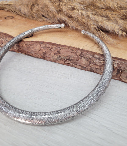 Silver choker / Silver jewellery / Tribal / Unique design / Gift / Boho / Bohemian / Festival / Hippie / Ethnic