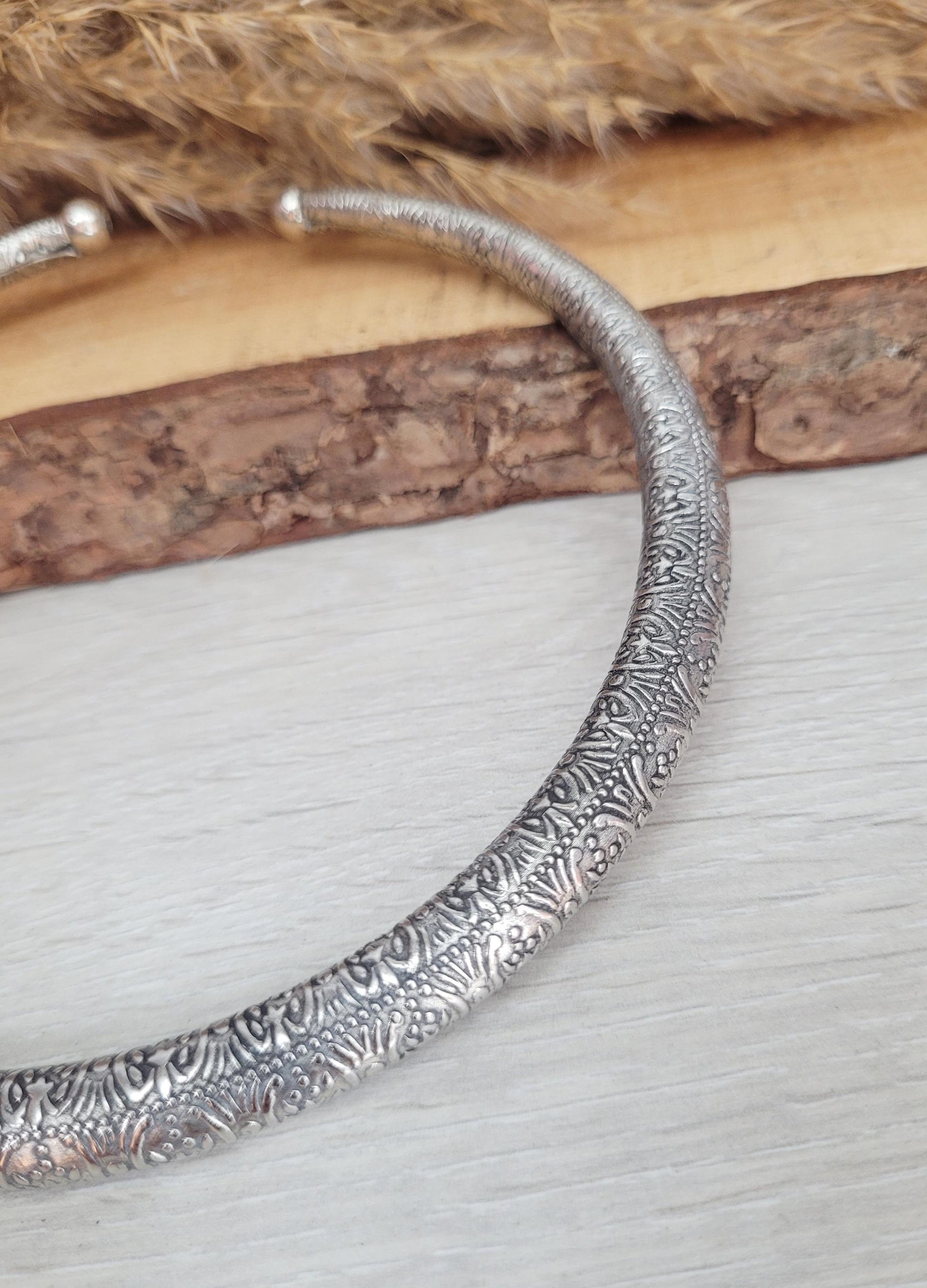 Silver choker / Silver jewellery / Tribal / Unique design / Gift / Boho / Bohemian / Festival / Hippie / Ethnic