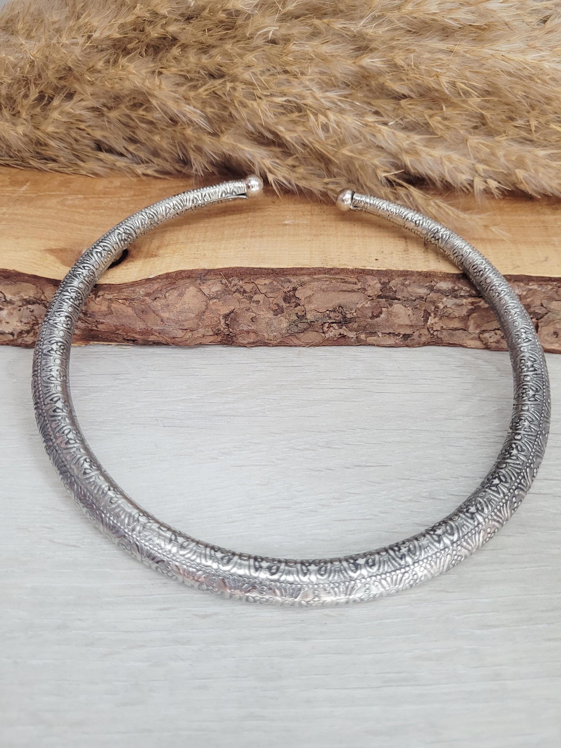 Silver choker / Silver jewellery / Tribal / Unique design / Gift / Boho / Bohemian / Festival / Hippie / Ethnic