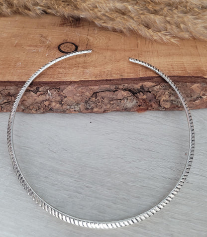 Silver choker / Silver jewellery / Tribal / Unique design / Gift / Boho / Bohemian / Festival / Hippie / Ethnic