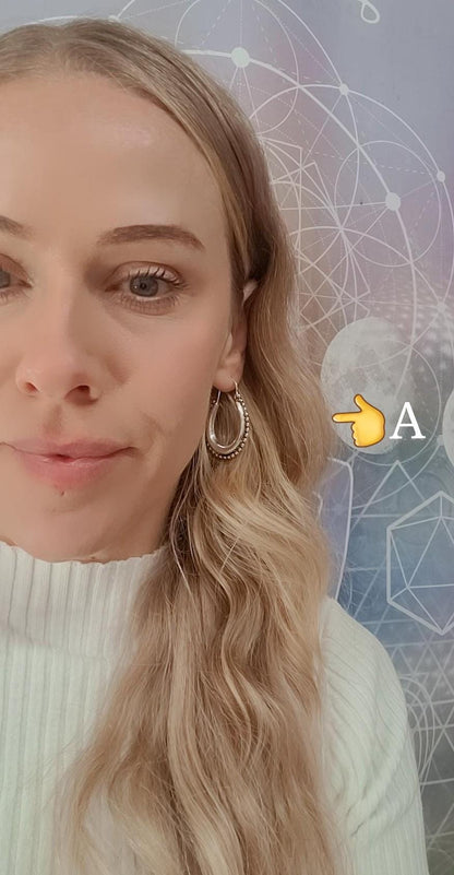 Silver hoops / Chunky hoops / Silver earrings / Gift / Bohemian / Small hoops / Large hoops / Hippie / Pretty