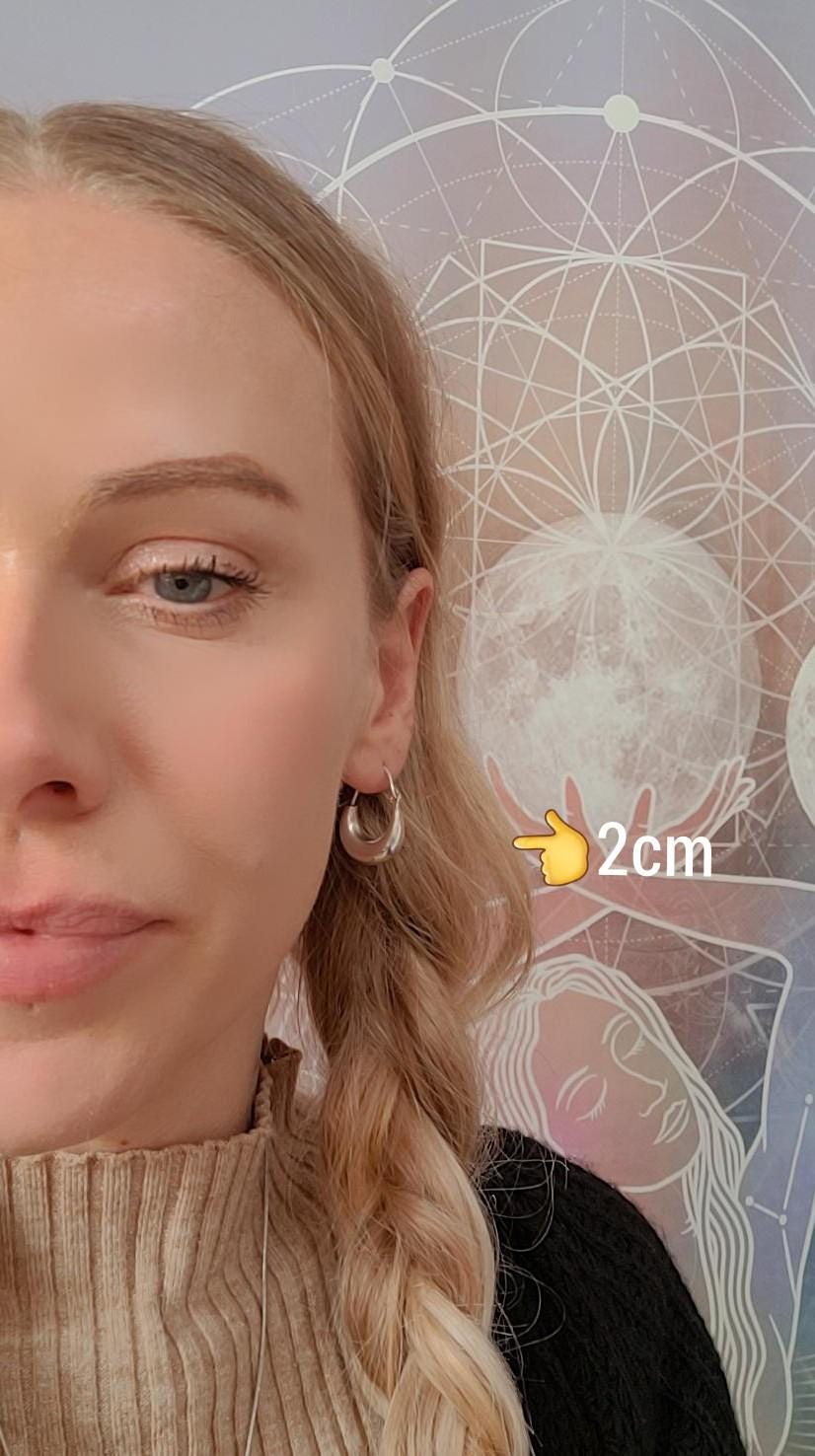 Silver hoop earrings / Classic hoops / Chunky earrings/ Simple jewellery / Unique / Hippie / Free shipping