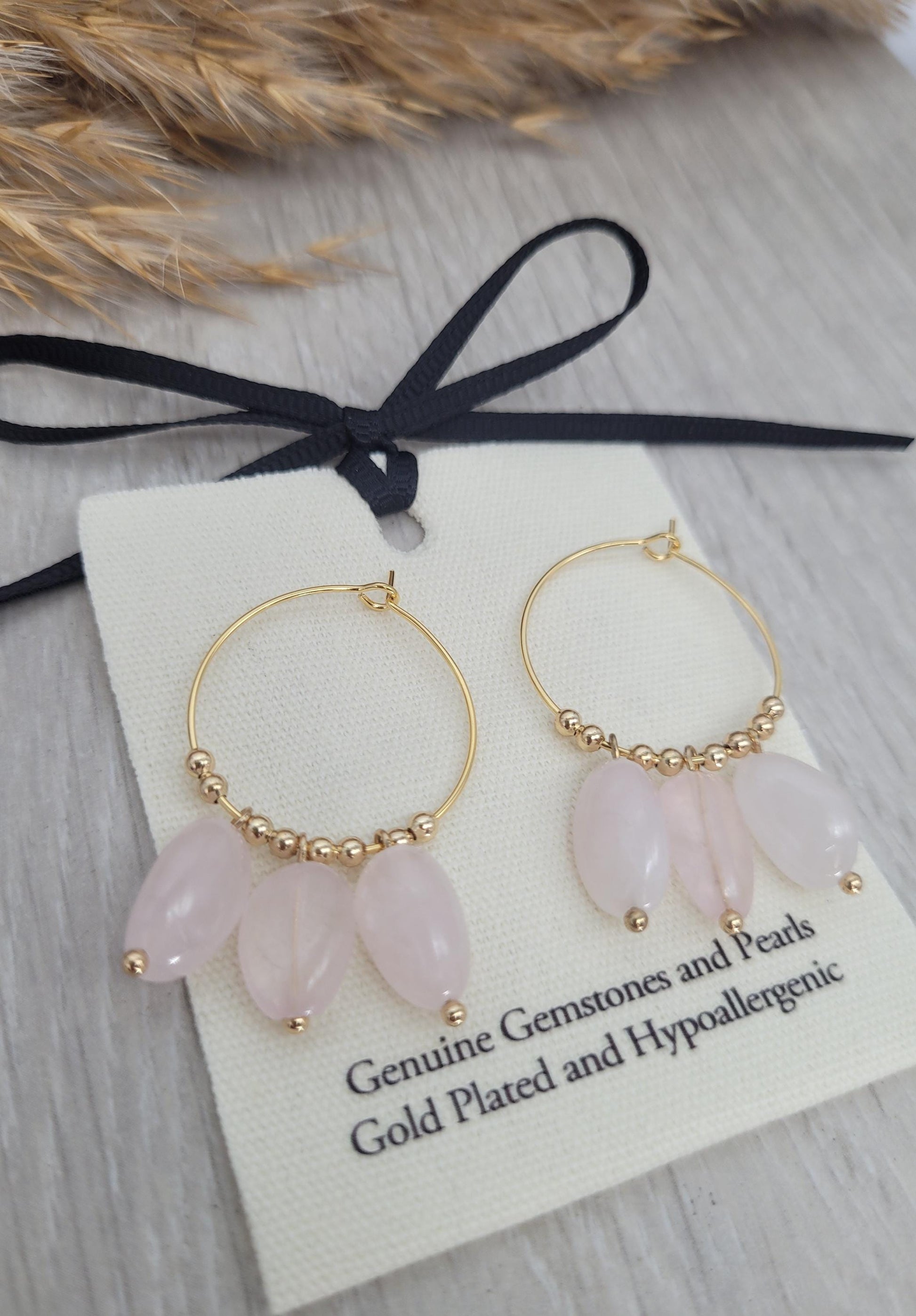 Gold hoops / Malachite / Hoop earrings / 18k gold plated / Gift / Crystal / Wedding / Bridesmaid