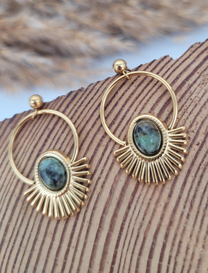 Gold hoops / Serpentine / Hoop earrings / 18k gold plated / Gift / Crystal / Wedding / Bridesmaid