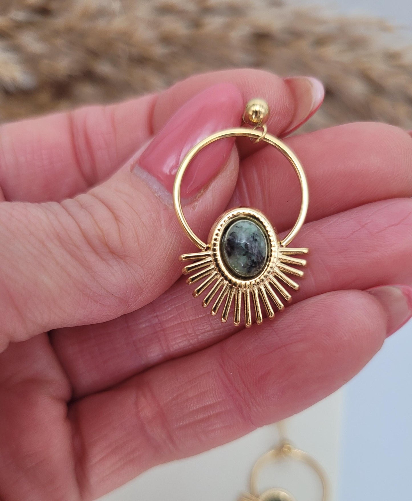 Gold hoops / Serpentine / Hoop earrings / 18k gold plated / Gift / Crystal / Wedding / Bridesmaid