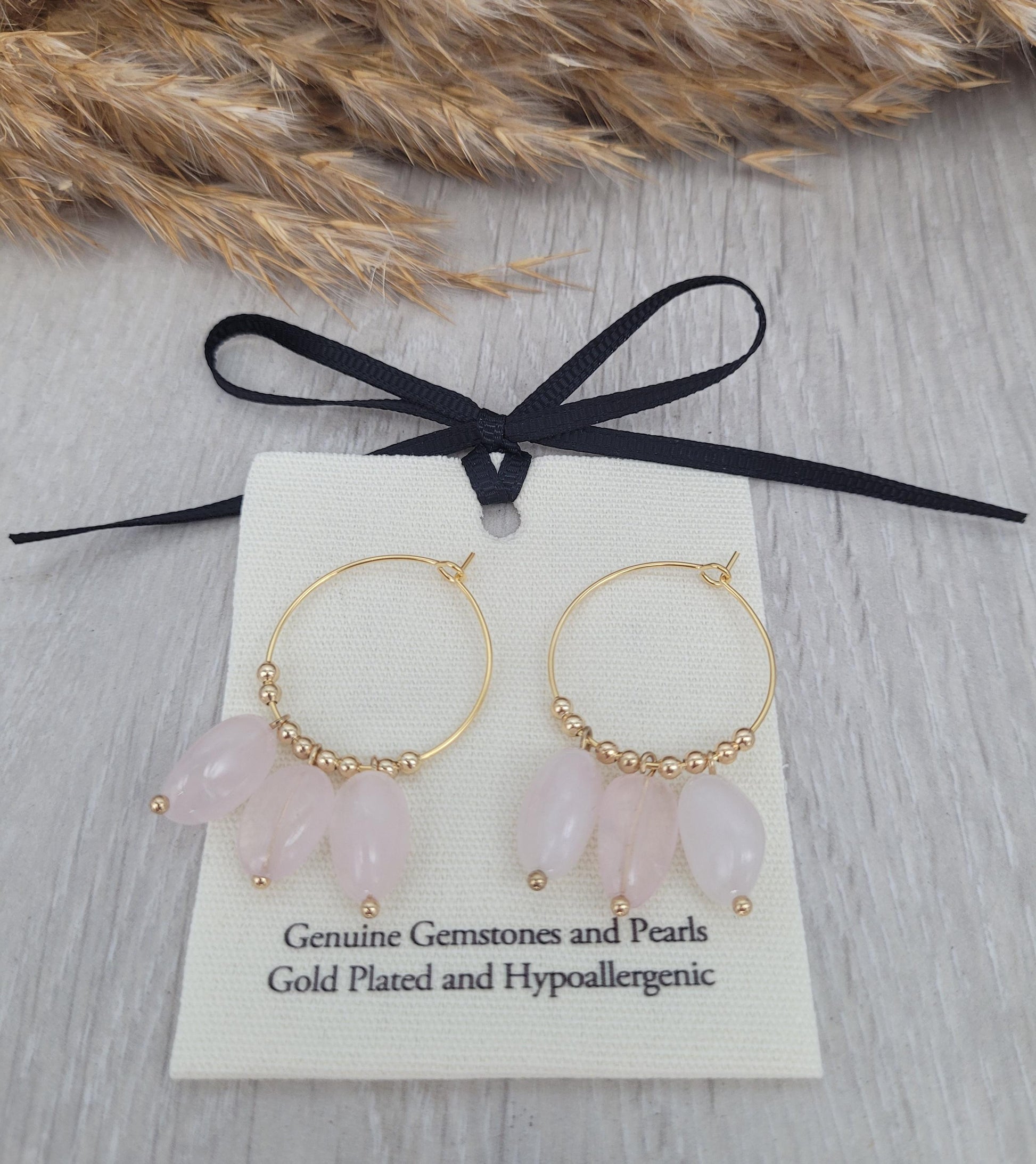 Gold hoops / Malachite / Hoop earrings / 18k gold plated / Gift / Crystal / Wedding / Bridesmaid