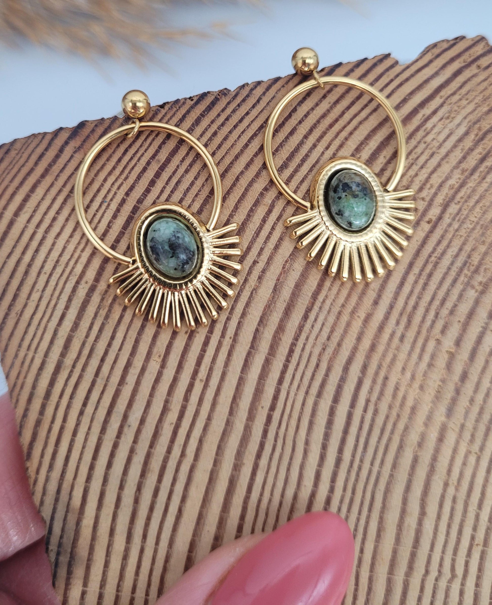 Gold hoops / Serpentine / Hoop earrings / 18k gold plated / Gift / Crystal / Wedding / Bridesmaid