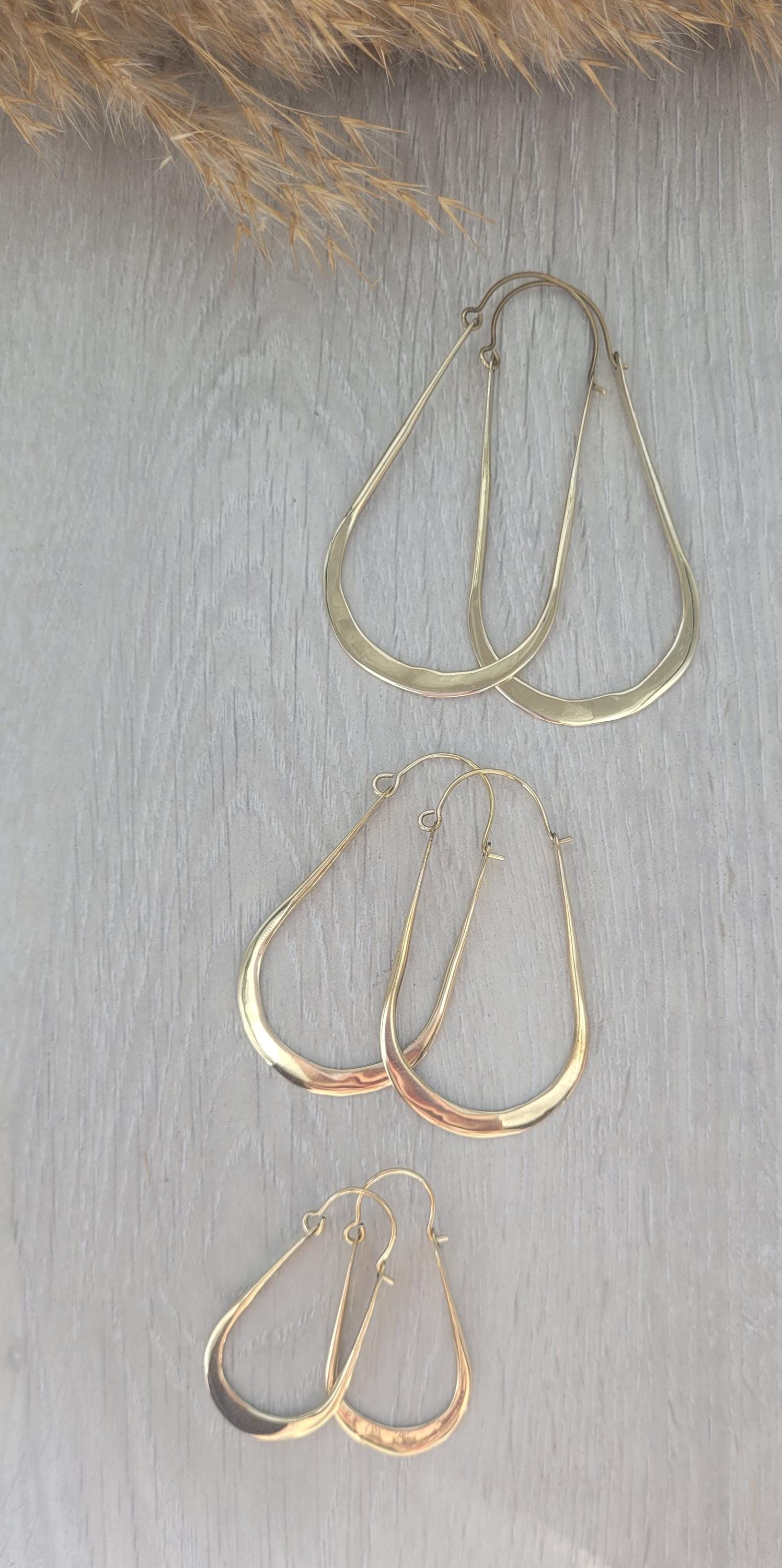 golden hoops / Unique design / Gift / Hoops / Large / Bohemian / Drop earrings / Ethnic