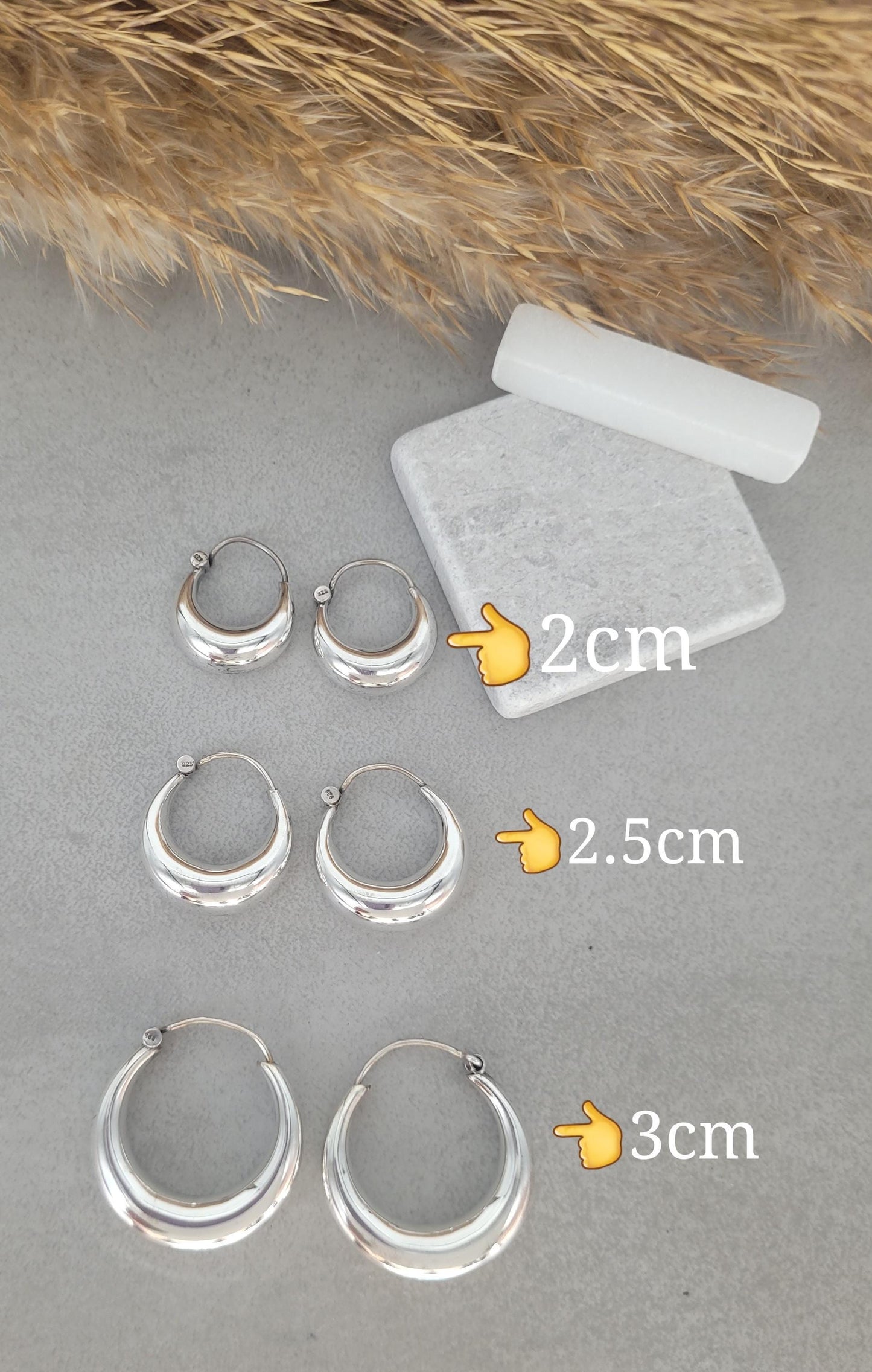 Sterling silver hoops / 925 Sterling silver / Hoops / Small hoops / Unique / Gift / Silver hoop earrings / Chunky hoops / Silver