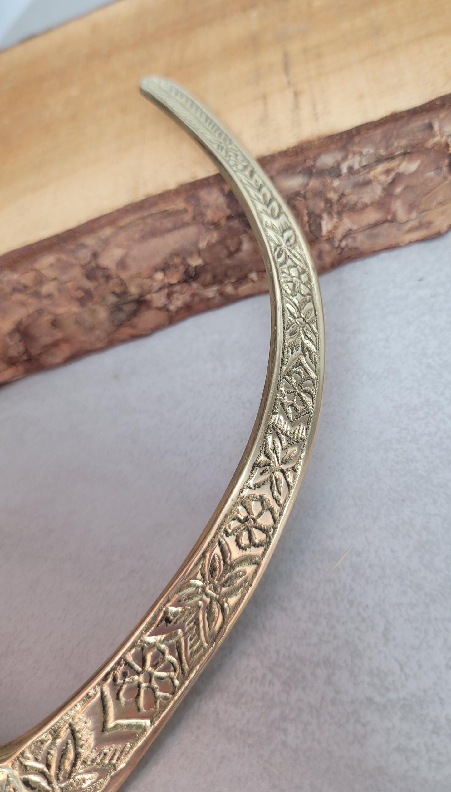 Golden choker / Brass jewellery / Tribal / Unique design / Gift / Boho / Bohemian / Festival / Hippie / Ethnic