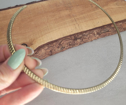 Brass choker / Silver jewellery / Tribal / Unique design / Gift / Boho / Bohemian / Festival / Hippie / Ethnic