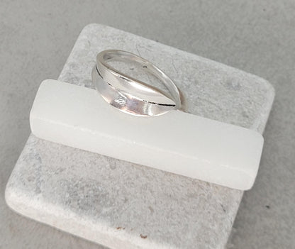 Simple silver ring / Adjustable / Silver / Minimal / Band / Gift / Elegant / Delicate / Bold / Cute / Brass jewellery