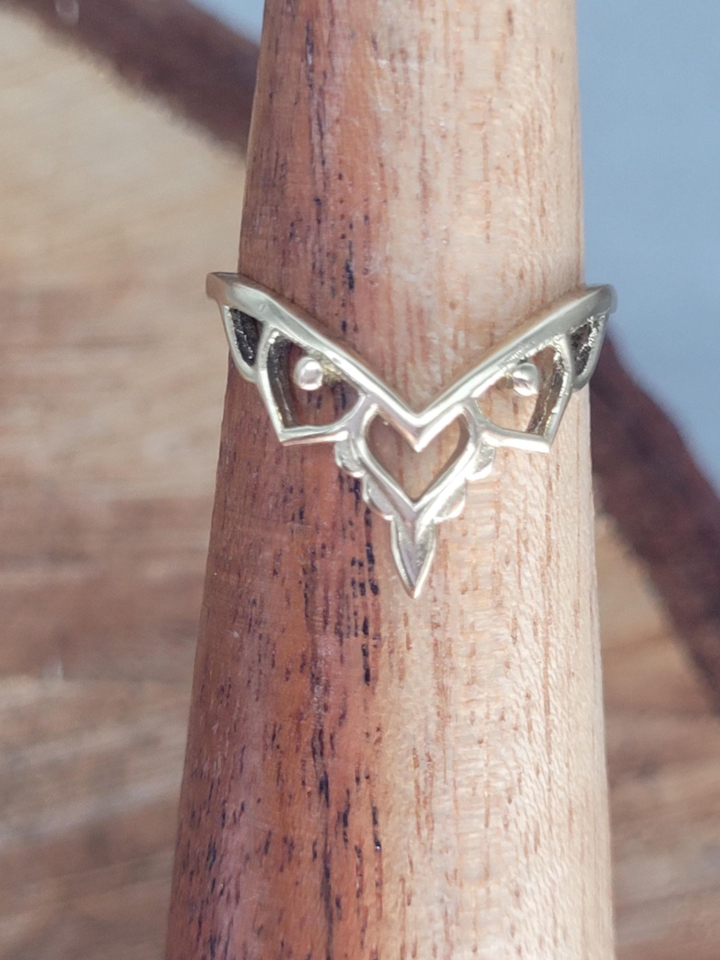 Golden detailed ring / Simple / Elegant / Minimal / Minimalist / Stackable / Cute / Gift / Dainty / Brass