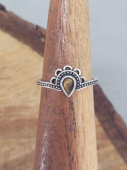 Silver ring / Simple / Simplicity / Flower / Nature-inspired style / Gift / Ethnic/ Cute gift / Silver / Elegant / Minimal range