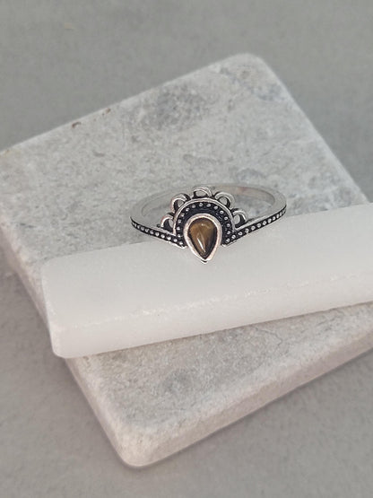 Silver ring / Simple / Simplicity / Flower / Nature-inspired style / Gift / Ethnic/ Cute gift / Silver / Elegant / Minimal range