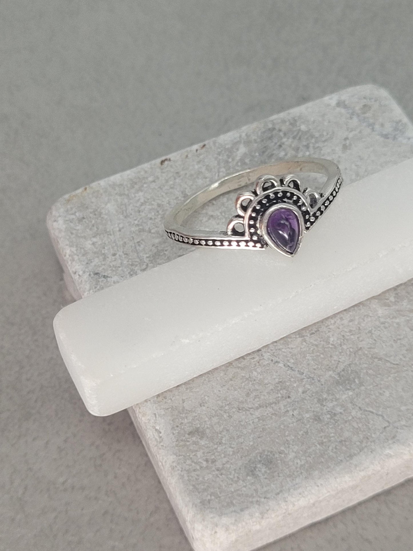 Silver ring / Simple / Simplicity / Flower / Nature-inspired style / Gift / Ethnic/ Cute gift / Silver / Elegant / Minimal range