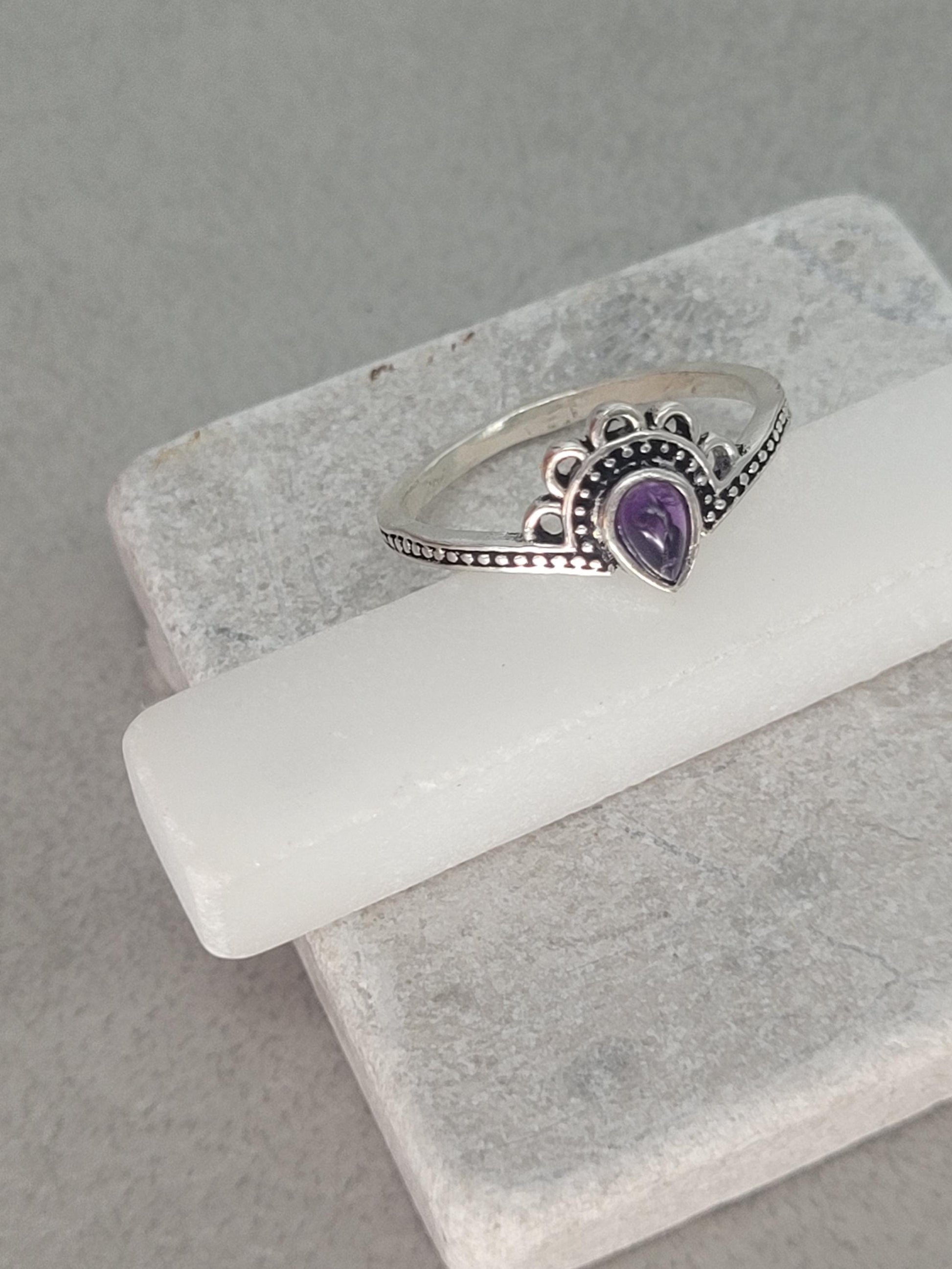 Silver ring / Simple / Simplicity / Flower / Nature-inspired style / Gift / Ethnic/ Cute gift / Silver / Elegant / Minimal range