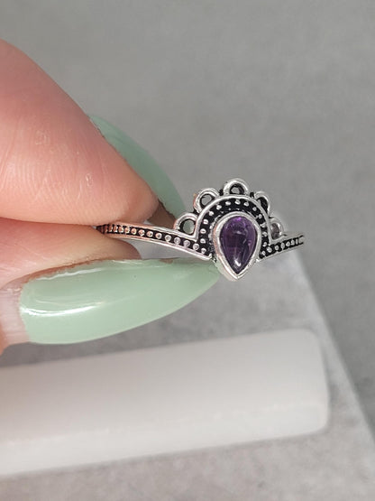 Silver ring / Simple / Simplicity / Flower / Nature-inspired style / Gift / Ethnic/ Cute gift / Silver / Elegant / Minimal range