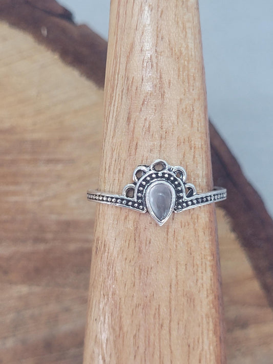 Silver ring / Simple / Simplicity / Flower / Nature-inspired style / Gift / Ethnic/ Cute gift / Silver / Elegant / Minimal range