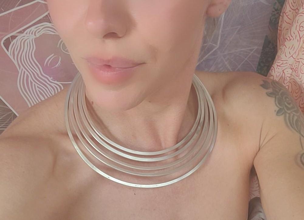 Silver choker necklace / Unique design / Ethnic necklace / Gift / Silver / Statement / Luxurious / Modern / Minimal / Elegant / Ornate