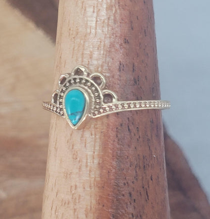 Golden ring / Simple / Simplicity / Flower / Nature-inspired style / Gift / Ethnic/ Cute gift / Brass / Elegant / Minimal range