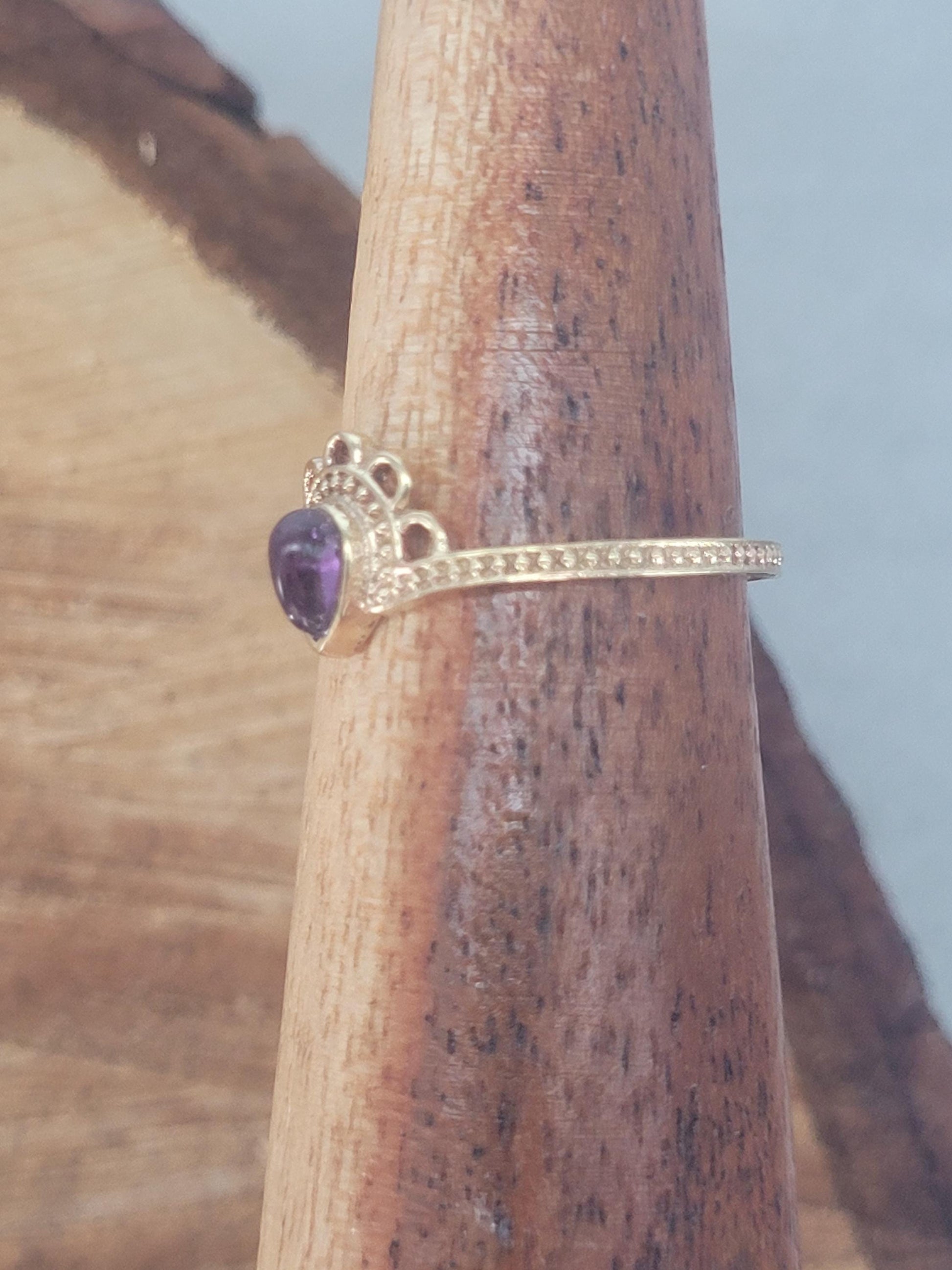 Golden ring / Simple / Simplicity / Flower / Nature-inspired style / Gift / Ethnic/ Cute gift / Brass / Elegant / Minimal range