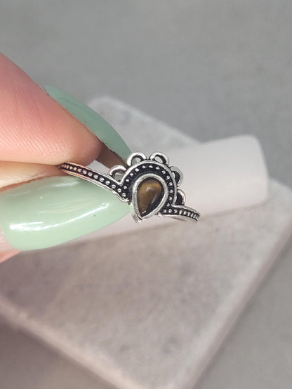 Silver ring / Simple / Simplicity / Flower / Nature-inspired style / Gift / Ethnic/ Cute gift / Silver / Elegant / Minimal range
