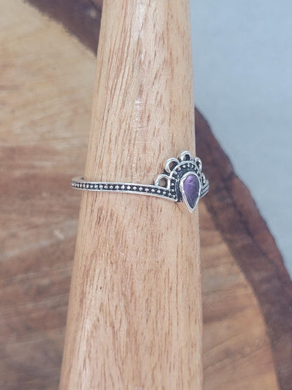 Silver ring / Simple / Simplicity / Flower / Nature-inspired style / Gift / Ethnic/ Cute gift / Silver / Elegant / Minimal range
