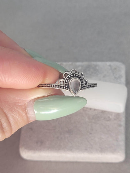 Silver ring / Simple / Simplicity / Flower / Nature-inspired style / Gift / Ethnic/ Cute gift / Silver / Elegant / Minimal range