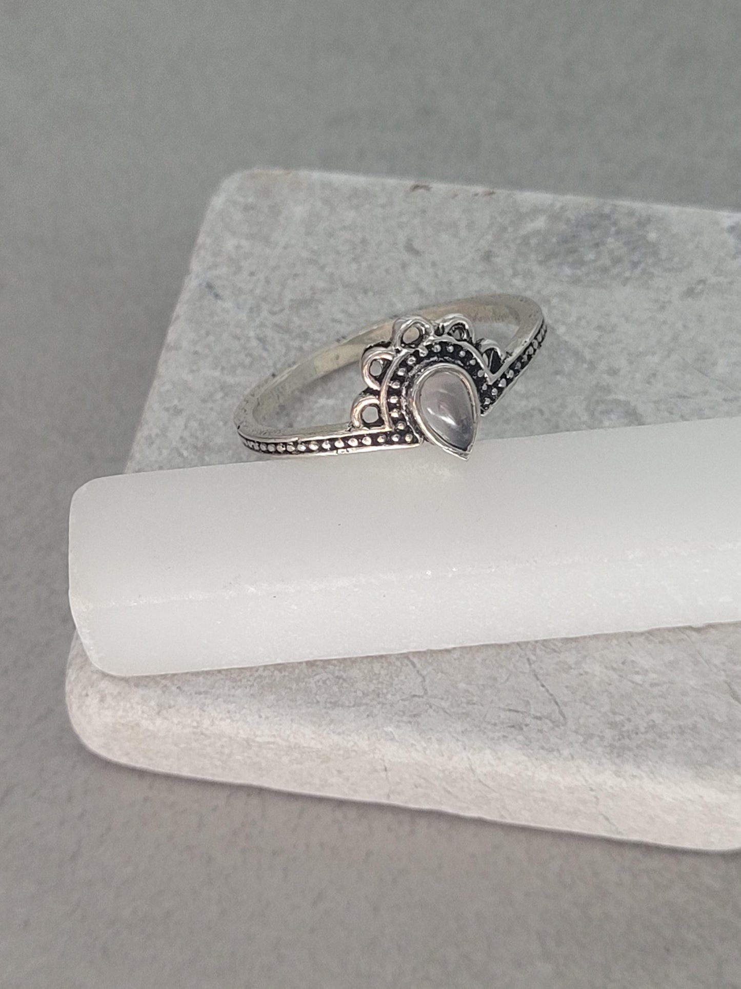 Silver ring / Simple / Simplicity / Flower / Nature-inspired style / Gift / Ethnic/ Cute gift / Silver / Elegant / Minimal range