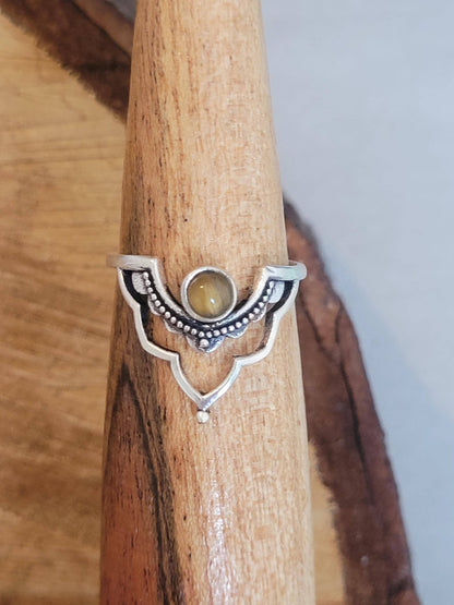 Silver detailed ring / Point ring / Elegant / Minimal / Minimalist / Gift / Ethnic jewellery