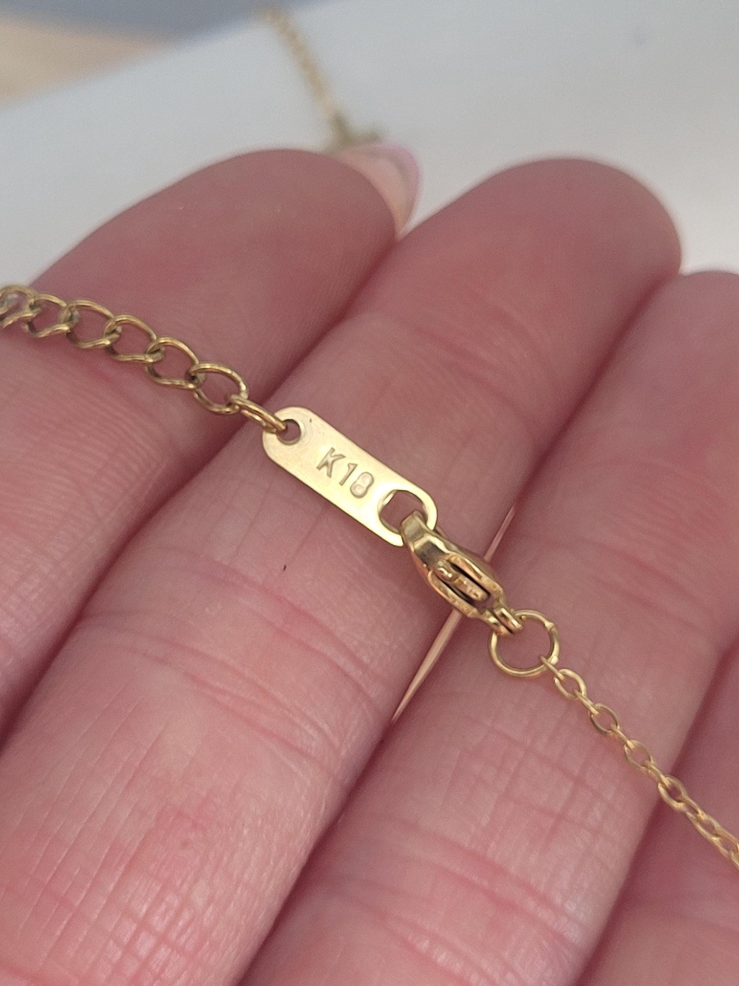 18k gold Cross bracelet / Gold / Cross pendant / Layer bracelet / Chain / Gift ideas / Minimal / Minimalist