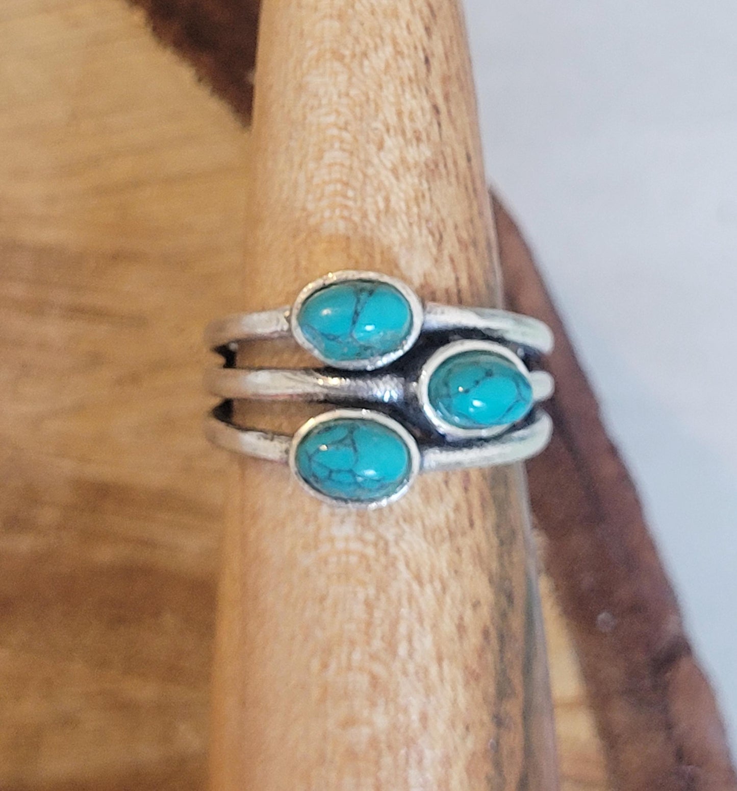 Silver multi stone ring / Statement / Gift / Ethnic / Silver jewellery / Elegant/ Pretty