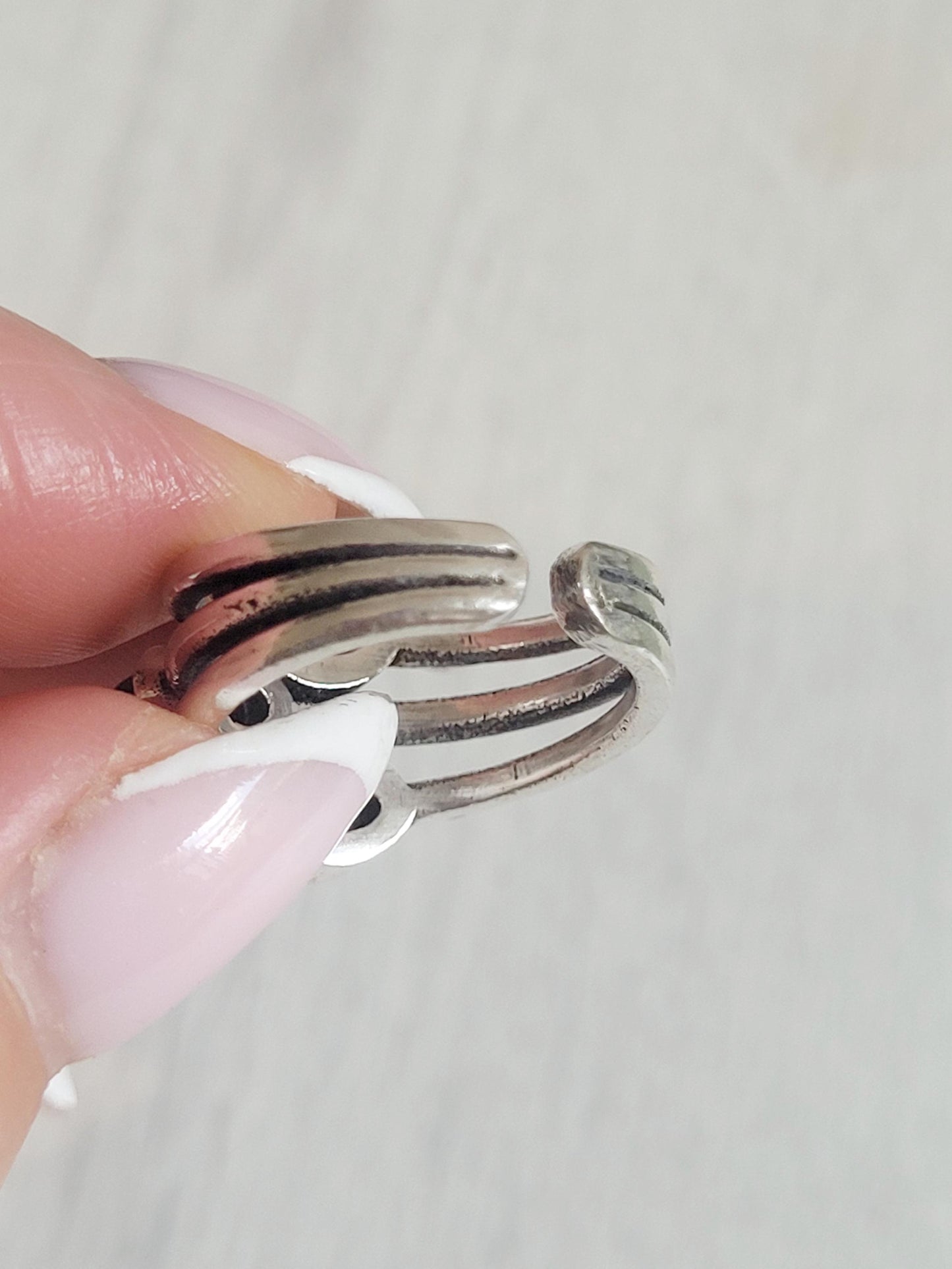 Silver multi stone ring / Statement / Gift / Ethnic / Silver jewellery / Elegant/ Pretty