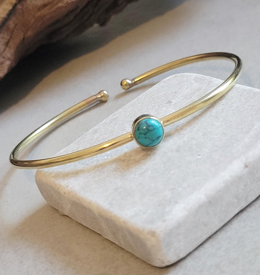Brass bangle / Gold bracelet / Bracelet / Golden / Brass / Boho / Minimal / Minimalist / Minimal / Elegant / Stackable