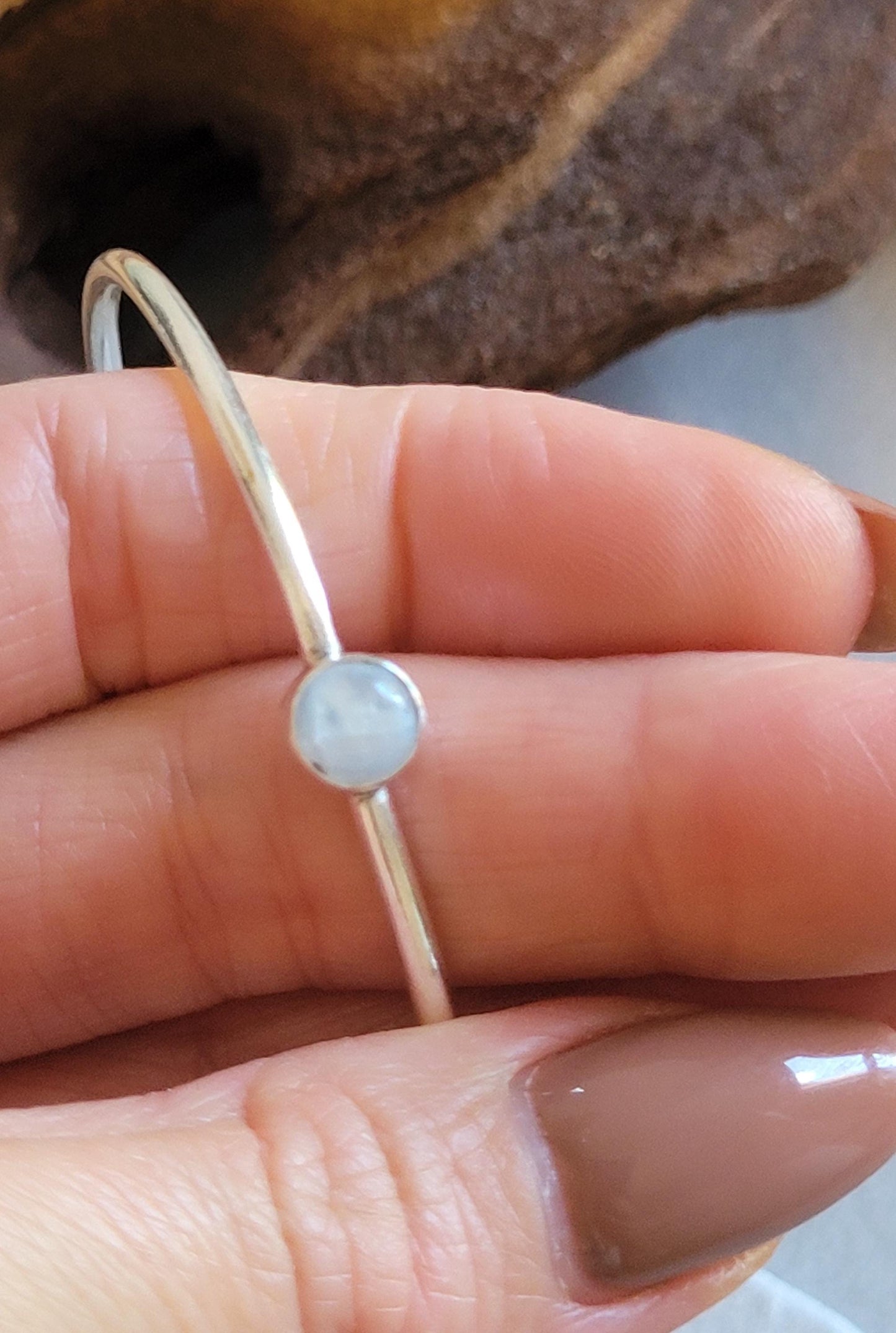 Silver bangle / Cute bracelet / Bracelet / Silver / Gift idea / Boho / Minimal / Minimalist / Minimal / Elegant / Stackable