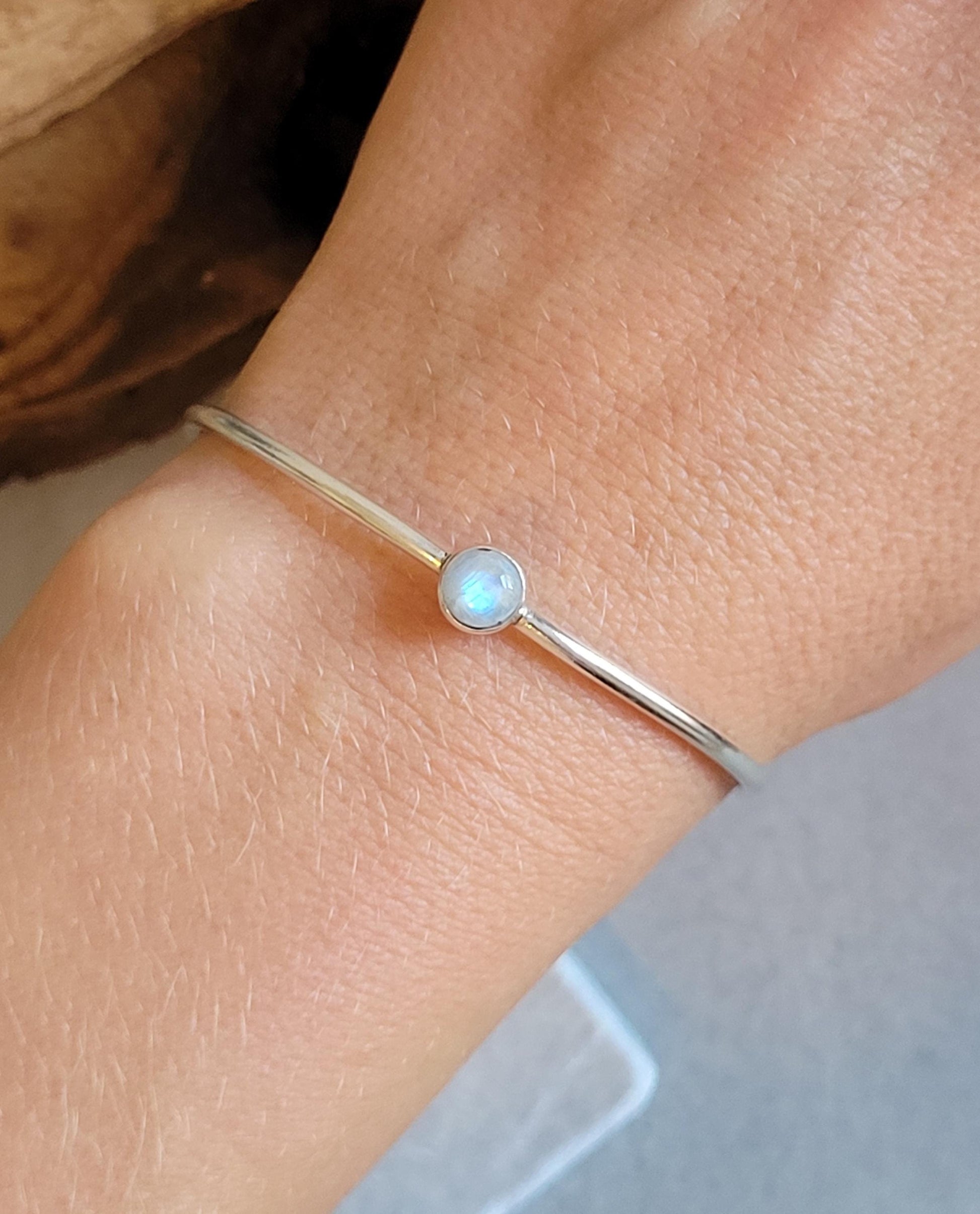 Silver bangle / Cute bracelet / Bracelet / Silver / Gift idea / Boho / Minimal / Minimalist / Minimal / Elegant / Stackable