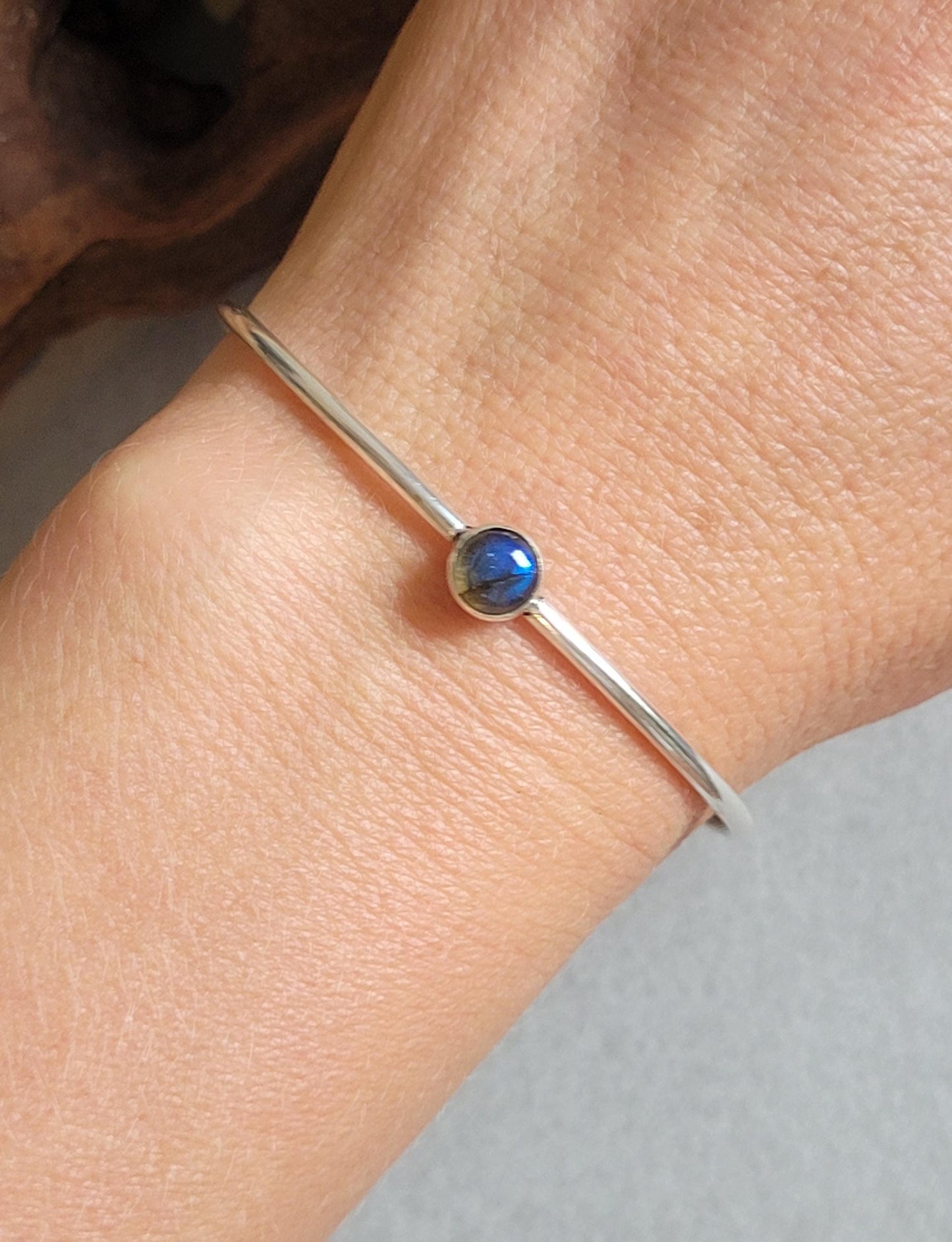 Silver bangle /Cute bracelet / Bracelet / Gift idea / Boho / Minimal / Minimalist / Minimal / Elegant / Stackable