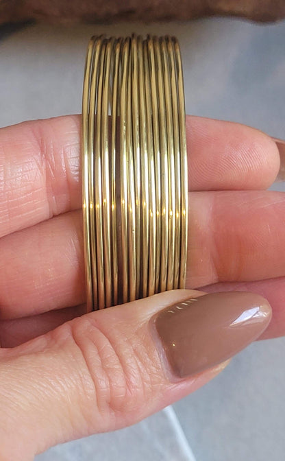 Brass bracelet / Detailed bracelet / Bangle Cuff / Simple / Minimal / Minimalist jewellery / Gift / Ethnic