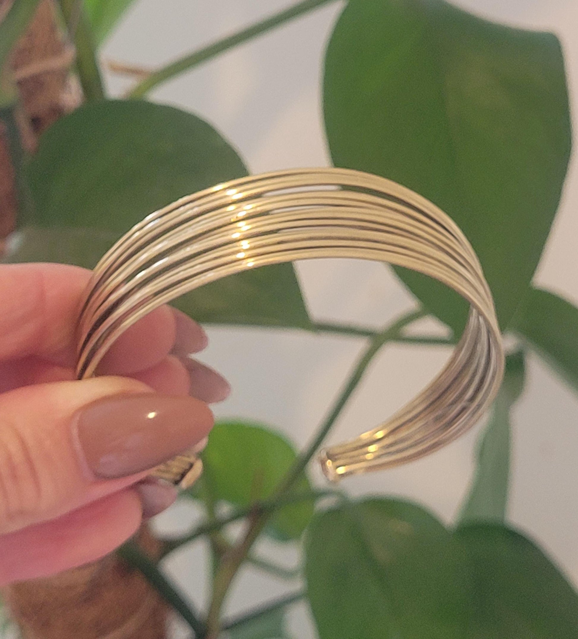 Brass bracelet / Detailed bracelet / Bangle Cuff / Simple / Minimal / Minimalist jewellery / Gift / Ethnic